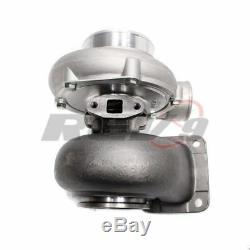 Anti-Surged Turbo TX-72-68 Turbocharger 81 a/r T4 Flange / 3 IN V Band Exhaust