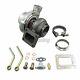 Cxracing Gt35 T4 Turbo Charger Anti-surge 500+ Hp + 3 V-band Clamp Flange Kit