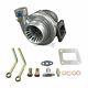 Cxracing Gt35 T4 Turbo Charger Anti-surge 500+ Hp + Oil Fitting Fast Spool