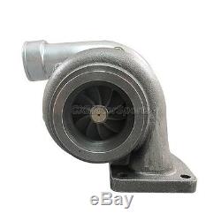 CXRacing T4 GT35 Turbo Charger Anti-Surge 500+ HP 0.68 AR + Oil Fitting Drain