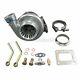 Cxracing Universal Gt35 T4 Turbo Charger Anti-surge 500+ Hp. 68 A/r With 3 V-band