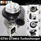 Emusa Black Gt35 Gt3582 Turbo Charger T3 Ar. 70/82 Anti-surge Compressor
