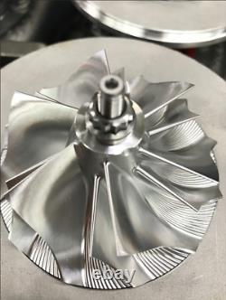GT3584 Billet T4 flange. 70 A/R anti-surge. 96 A/R V-band turbine turbo charger
