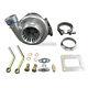 Gt35 T4 Turbo Charger Anti-surge 500+ Hp. 70.68 A/r + All Accessories 3 V-band