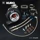 Kuro 4 Gtx3076r Ball Bearing Turbo Anti-surge A/r 0.63 T3 Stainless 640 Hp