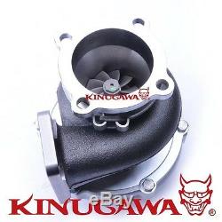 Kinugawa Ball Bearing Turbocharger 4 Anti Surge GTX3076R with. 89 T3 V-Band 4Bolt