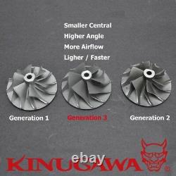 Kinugawa Turbo Upgrade CHRA For SUBARU TD05H-20G & 3 Anti Surge Compressor Hsg