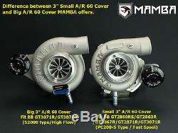 MAMBA Turbocharger 3 Anti Surge GTX3071R 60mm TW with. 64 T3 V-Band (5200 Cover)