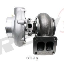 REV9 TX-66-62 Anti-Surge Turbocharger. 70 AR T4 Divided / 3 in. V-Band Exhaust