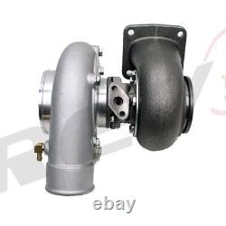 REV9 TX-66-62 Anti-Surge Turbocharger. 70 AR T4 Divided Flange/ 3 in. V-Band