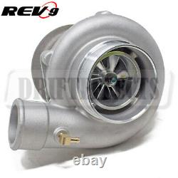 Rev9 TX-66-62 Billet Wheel Anti-Surge Turbo. 70 AR T4 Divided 3 V-Band Exhaust