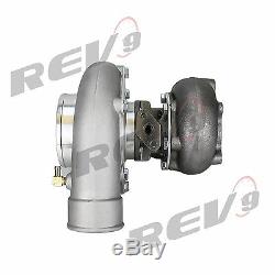 Rev9 Tx-66-62 Turbo Charger. 85ar T3 Divided Flange 4 Bolt Exhaust Anti Surged