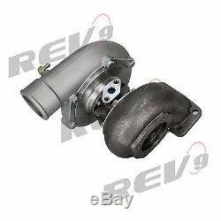 Rev9 Tx-66-62 Turbo Charger. 85ar T3 Divided Flange 4 Bolt Exhaust Anti Surged