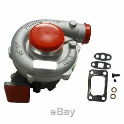 T04e T3/t4 A/r. 63 Stage III Boost Anti Surge Turbo Charger&oil Feed Line Kit