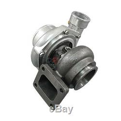 T4 GT35 Turbo Charger Anti-Surge 500+ HP 0.70 0.68 AR + Oil Fitting Drain Flange