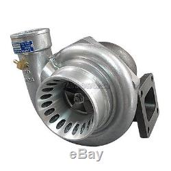 T4 GT35 Turbo Charger Turbocharger Anti-Surge 500 HP 0.68 AR + Oil Fitting Drain
