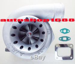 T66 GT35 GT3584 turbo T4 turbocharger. 70 A/R anti-surge. 68 A/R rear oil cooled