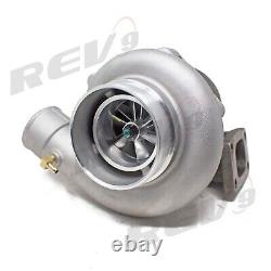 TX-66-62 Billet Wheel Anti-Surge Turbo. 65 AR T3 3in. V-Band Exhaust 600HP