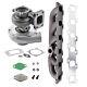 Turbo Manifold Kit Gt3582 Gt35 Turbocharger For Nissan Safari / Patrol 4.2l Td42